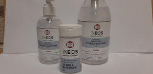 INEOS 12 x 500ml Pump Top  STERILE HAND SANITISING GEL HOSPITAL GRADE  Carton Size 1 x 12 UNITS of 500ML  (£2.90 per bottle)